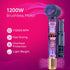 Imperial Multifunctional 6-in-1 Hair Styler, Brushless 1200W Motor, High Speed Ionic Hair Dryer, Blow Dryer Brush, Detachable Hair Styling Tools, Volumizing, Drying, Smoothing, Men & women, Blue